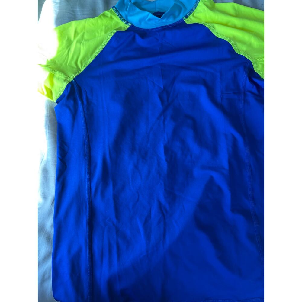 NEW  Lands End orange Rashguard size 10-12